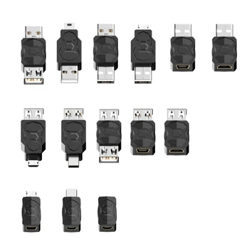 16FB Usb-адаптер Micro USB Mini USB конвертер USB для мужчин и женщин 480 Мбит / с для зарядного устройства для телефона, планшета, камеры