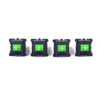 4 Штуки 3-Контактных Зеленых RGB-Переключателей для Игровой клавиатуры Razer Blackwidow