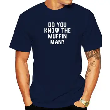 Знаете ли вы, что футболка Muffin Man с юмором, хлопковая мужская футболка, футболки для мотобайкеров, футболки для веселых праздников