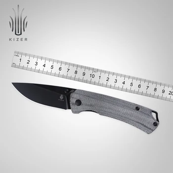 Эксклюзивные Складные Ножи Kizer Mojave V3490E1 T1 Черный Карманный Нож EDC из Стали 154 см 2022 года с Новой ручкой Micarta Для Выживания